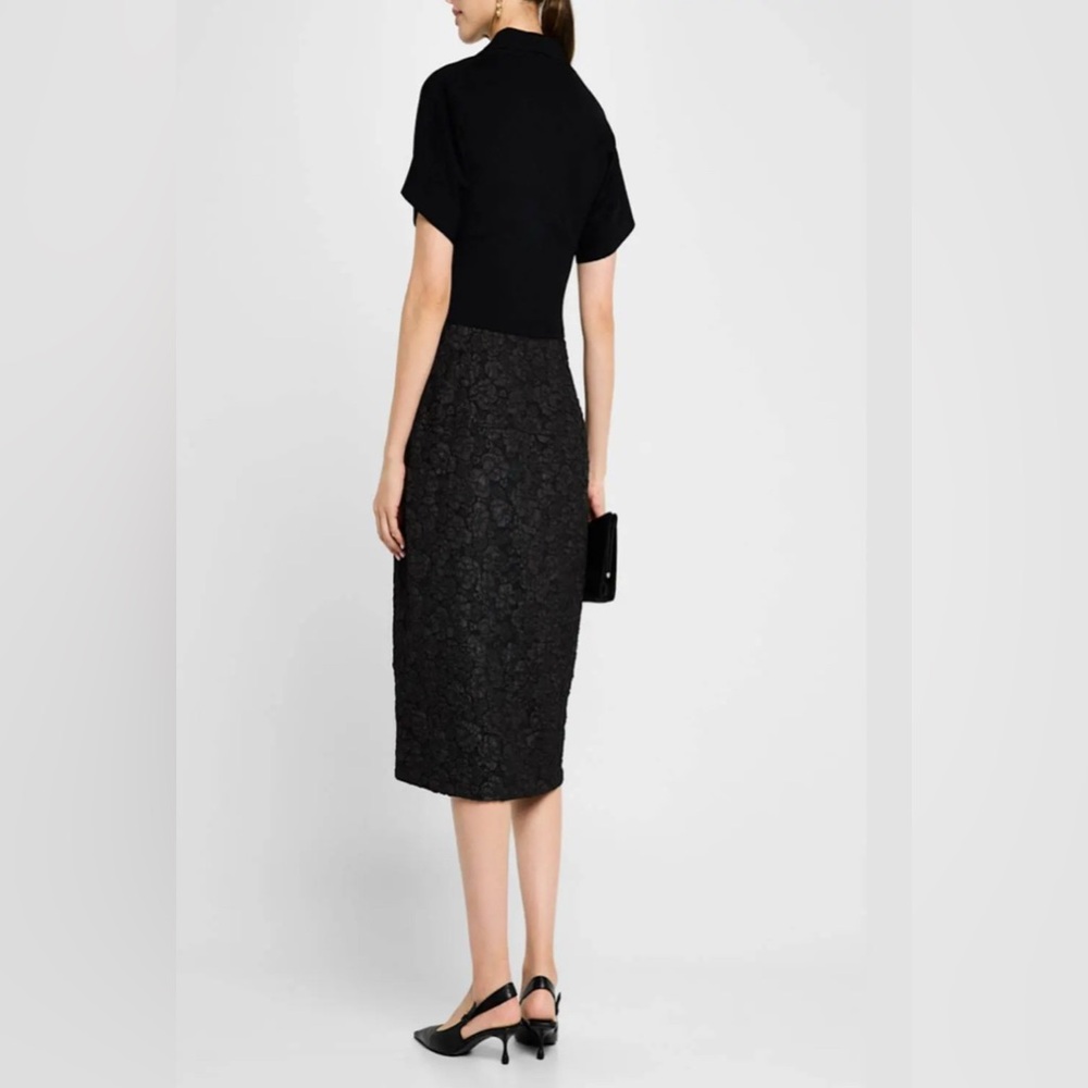 NWT Derek Lam 10 Crosby Antoinette Jacquard Polo Dress 💐 - Picture 6 of 8